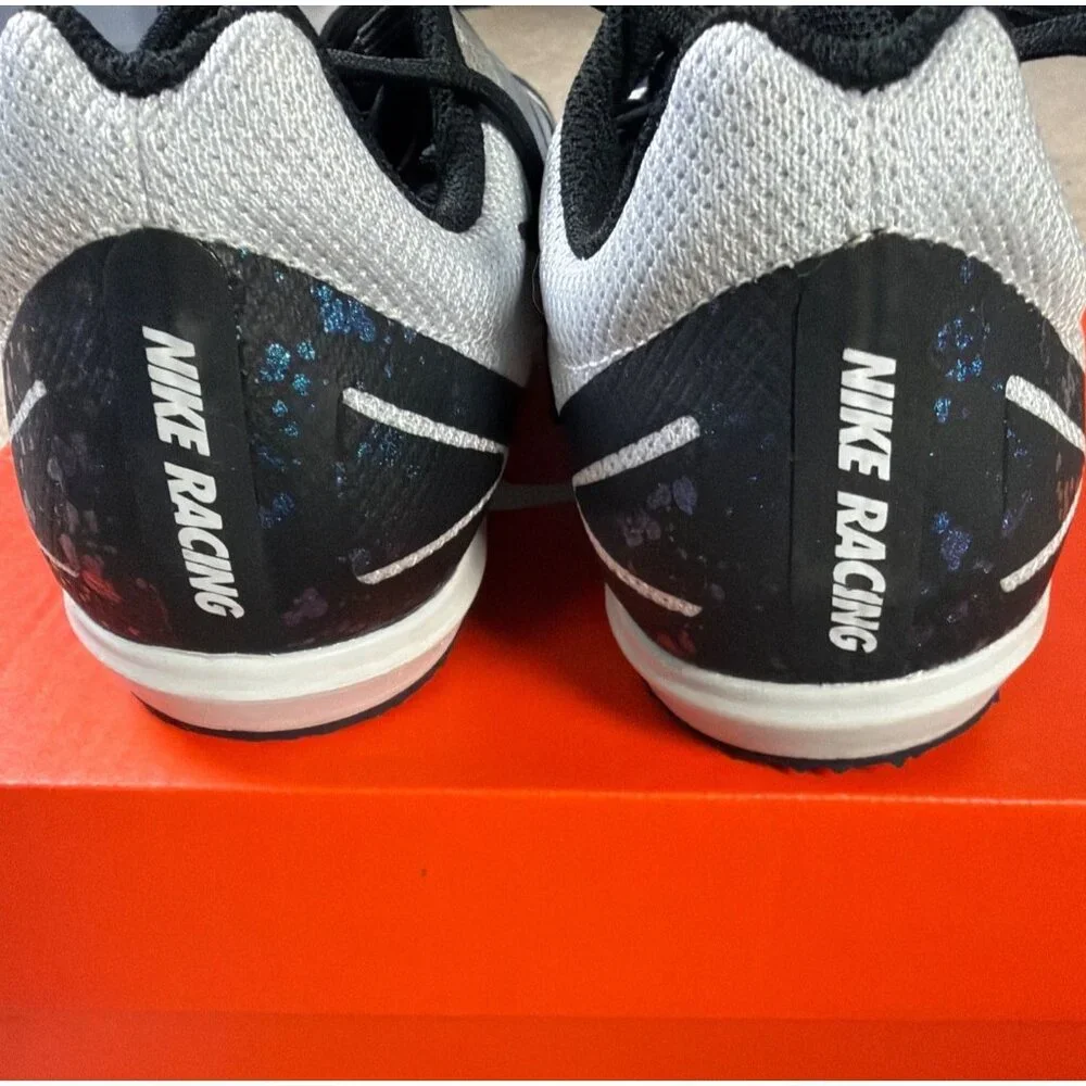 Nike Zoom Rival D10 Track & Field Spikes Sz 6 US White/Black New